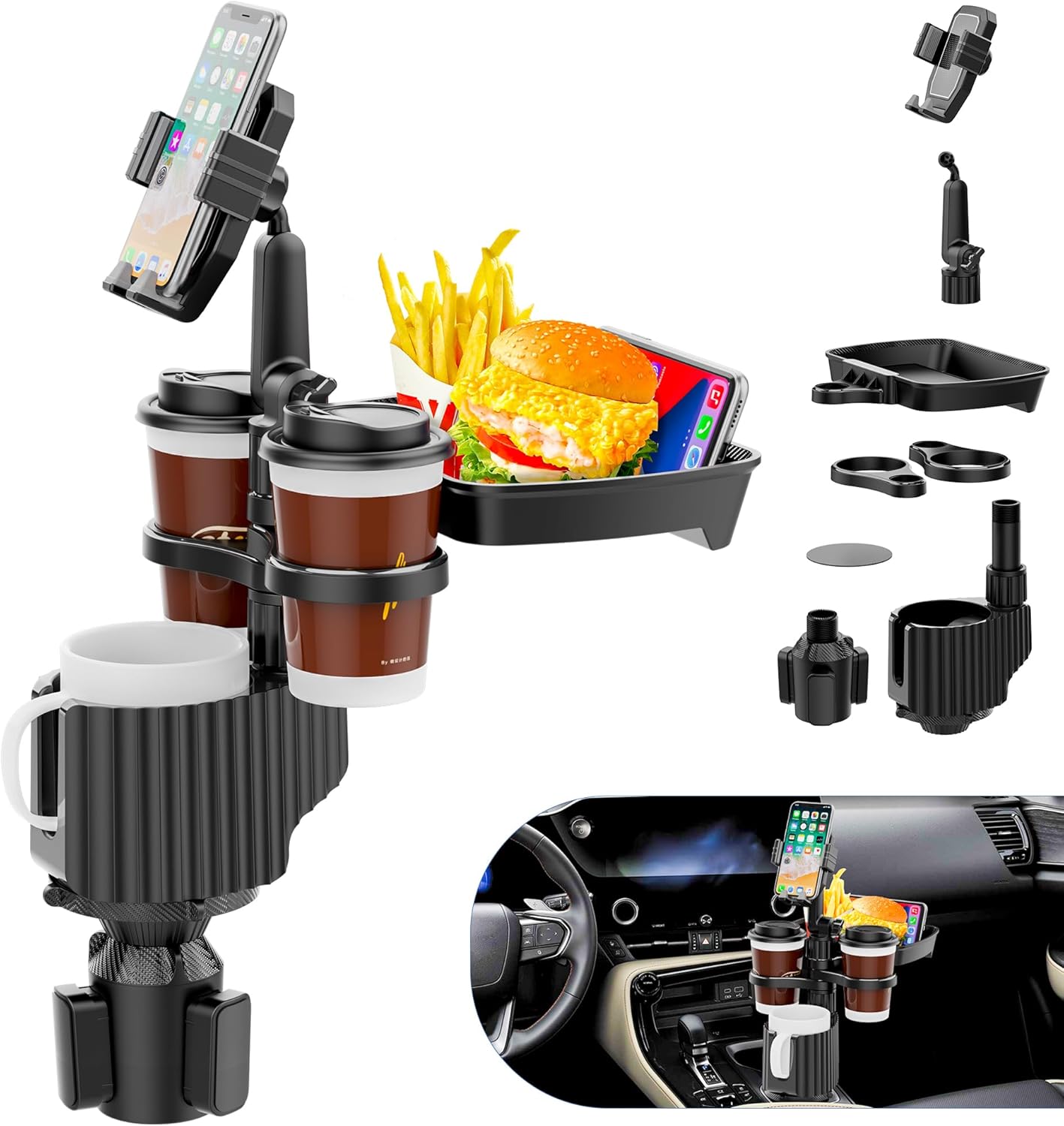 6-in-1 Car Cup Holder