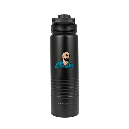 24oz Patriot Coolers Bottle | Freakin' Reviews Host Logo (4 Color Process)