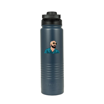 24oz Patriot Coolers Bottle | Freakin' Reviews Host Logo (4 Color Process)