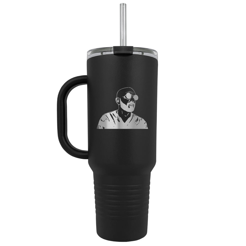 40oz Patriot Coolers "The Major" Mug | Freakin' Reviews Host Logo (Laser Engraved)