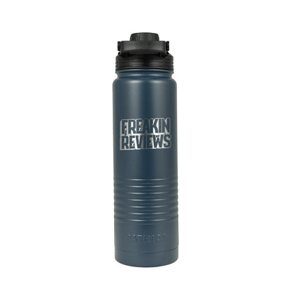 24oz Patriot Coolers Bottle | Freakin' Reviews Logo (Laser Engraved)