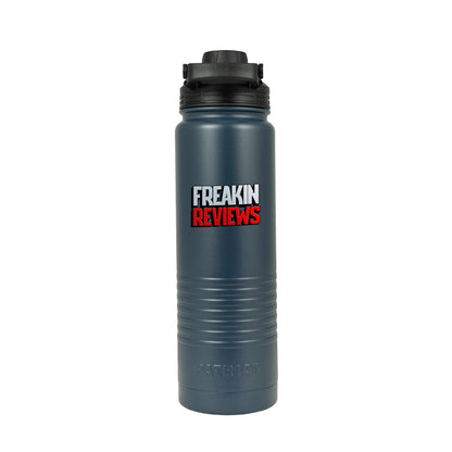 24oz Patriot Coolers Bottle | Freakin' Reviews Logo (4 Color Process)