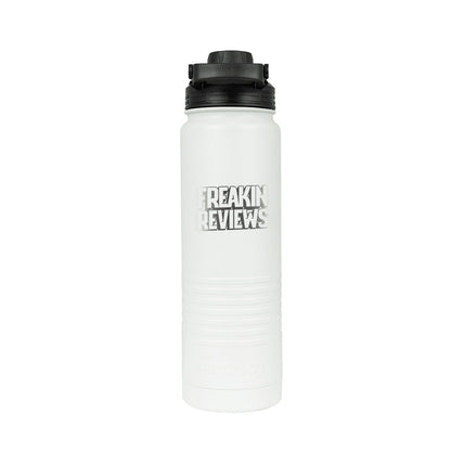 24oz Patriot Coolers Bottle | Freakin' Reviews Logo (Laser Engraved)