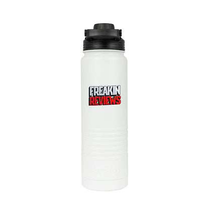 24oz Patriot Coolers Bottle | Freakin' Reviews Logo (4 Color Process)