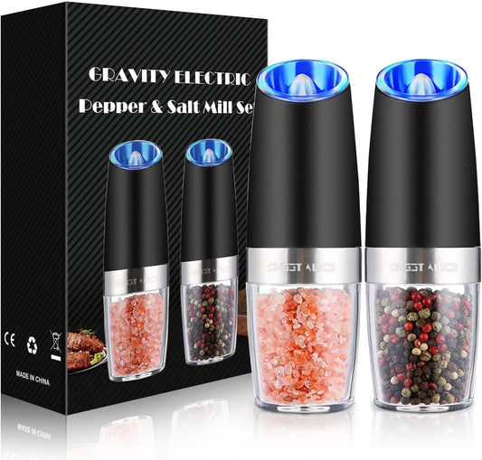 Gravity Electric Pepper & Salt Mill Set