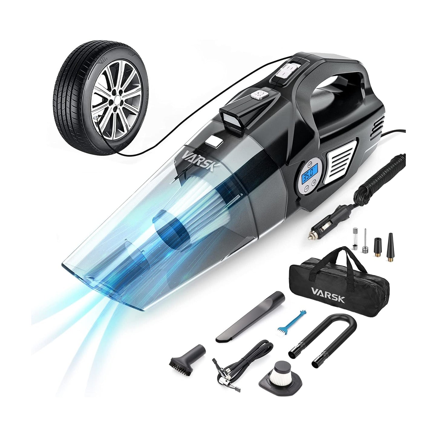 VARSK Car Vacuum Cleaner / Tire Inflator