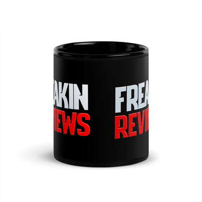 Freakin' Reviews Black Glossy Mug