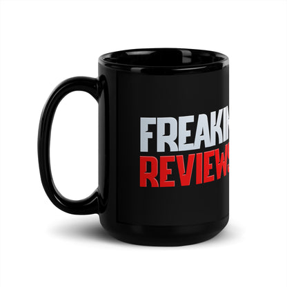 Freakin' Reviews Black Glossy Mug